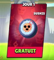 Image Nouveaux 3 Sushis Gratuits et Cadeaux Chapitre 3 Brawl Stars