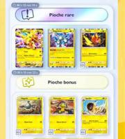 Image Pioche Bonus et Pioche Rare en Masse sur Pokémon TCG Pocket