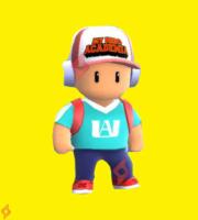 Image Skin MHA Fan Gratuit sur Stumble Guys Mobile