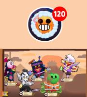 Image Skins Gratuits 120 Sushis Donne 5 Skins Exclusifs Garantis Brawl Stars